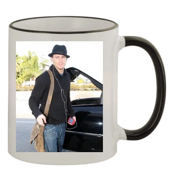 Channing Tatum 11oz Colored Rim & Handle Mug