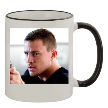 Channing Tatum 11oz Colored Rim & Handle Mug