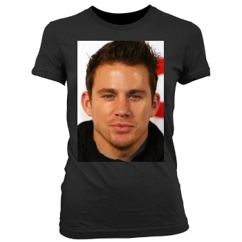 Channing Tatum Women's Junior Cut Crewneck T-Shirt