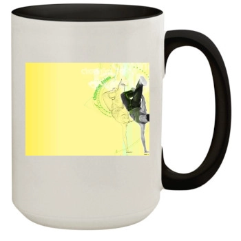 Channing Tatum 15oz Colored Inner & Handle Mug