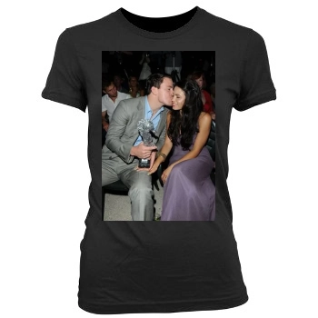 Channing Tatum Women's Junior Cut Crewneck T-Shirt