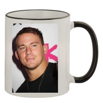 Channing Tatum 11oz Colored Rim & Handle Mug