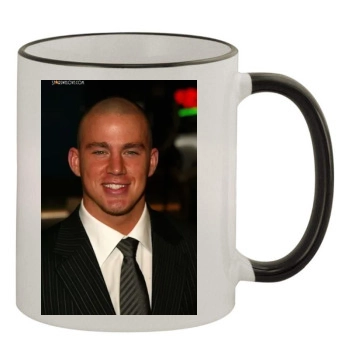 Channing Tatum 11oz Colored Rim & Handle Mug