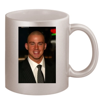 Channing Tatum 11oz Metallic Silver Mug