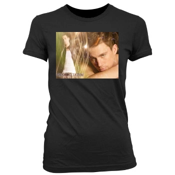 Channing Tatum Women's Junior Cut Crewneck T-Shirt