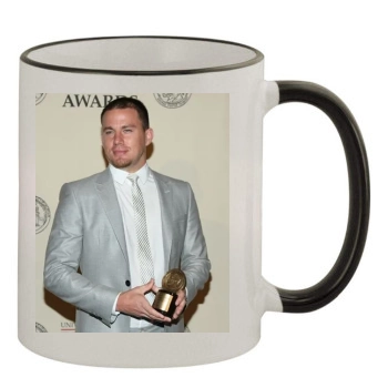 Channing Tatum 11oz Colored Rim & Handle Mug