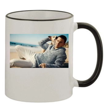 Channing Tatum 11oz Colored Rim & Handle Mug