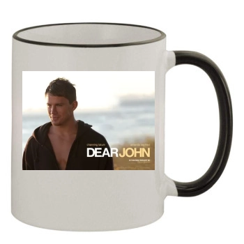 Channing Tatum 11oz Colored Rim & Handle Mug