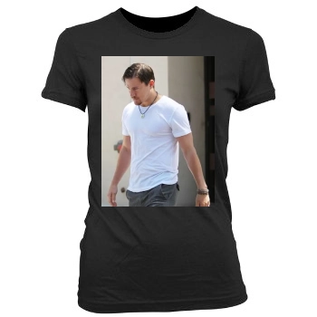 Channing Tatum Women's Junior Cut Crewneck T-Shirt