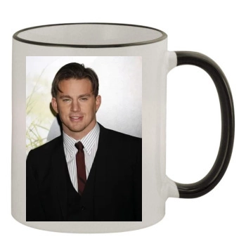 Channing Tatum 11oz Colored Rim & Handle Mug