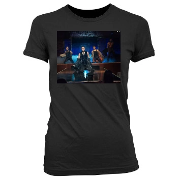 Channing Tatum Women's Junior Cut Crewneck T-Shirt