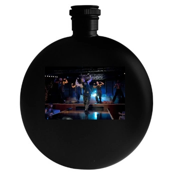 Channing Tatum Round Flask