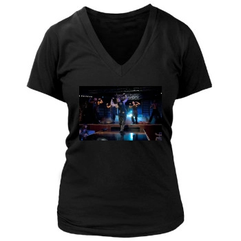 Channing Tatum Women's Deep V-Neck TShirt