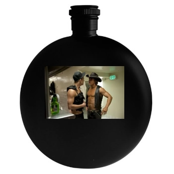 Channing Tatum Round Flask