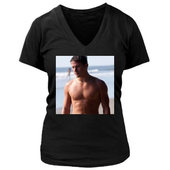 Channing Tatum Women's Deep V-Neck TShirt