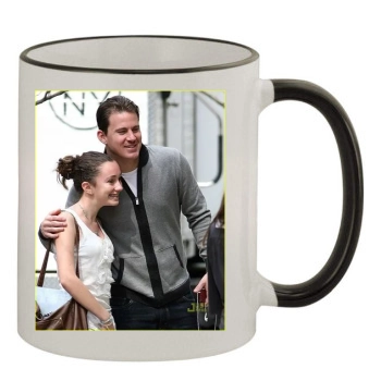 Channing Tatum 11oz Colored Rim & Handle Mug