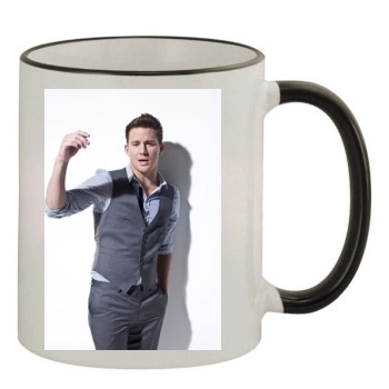 Channing Tatum 11oz Colored Rim & Handle Mug