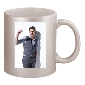 Channing Tatum 11oz Metallic Silver Mug