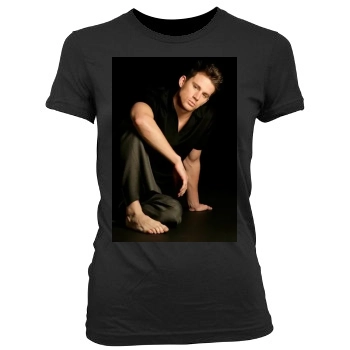 Channing Tatum Women's Junior Cut Crewneck T-Shirt