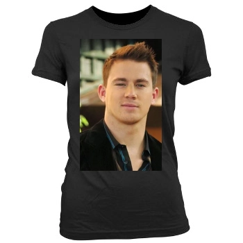 Channing Tatum Women's Junior Cut Crewneck T-Shirt