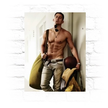 Channing Tatum Metal Wall Art