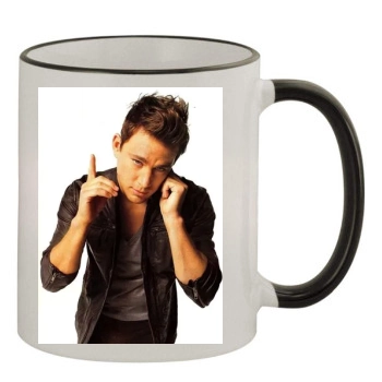 Channing Tatum 11oz Colored Rim & Handle Mug