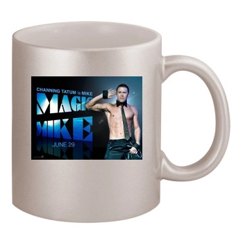 Channing Tatum 11oz Metallic Silver Mug