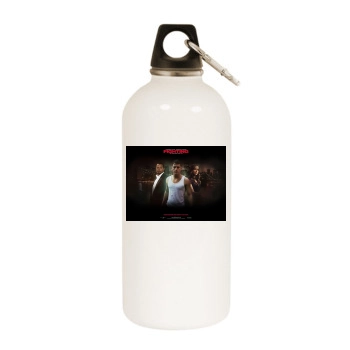 Channing Tatum White Water Bottle With Carabiner