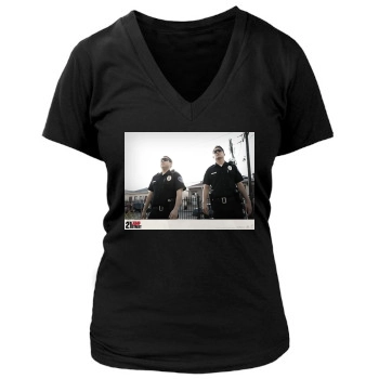 Channing Tatum Women's Deep V-Neck TShirt