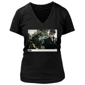 Channing Tatum Women's Deep V-Neck TShirt