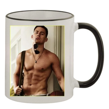 Channing Tatum 11oz Colored Rim & Handle Mug