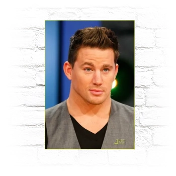 Channing Tatum Metal Wall Art