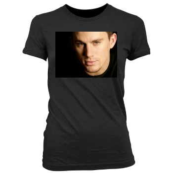 Channing Tatum Women's Junior Cut Crewneck T-Shirt