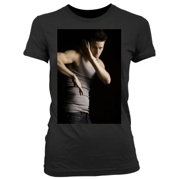 Channing Tatum Women's Junior Cut Crewneck T-Shirt