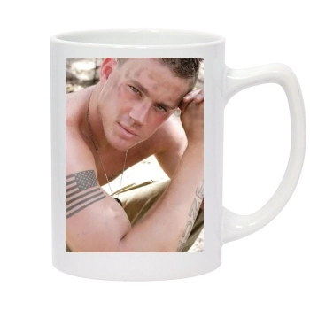 Channing Tatum 14oz White Statesman Mug