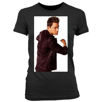 Channing Tatum Women's Junior Cut Crewneck T-Shirt