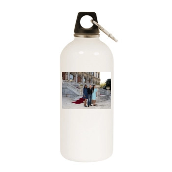 Daniel Craig White Water Bottle With Carabiner