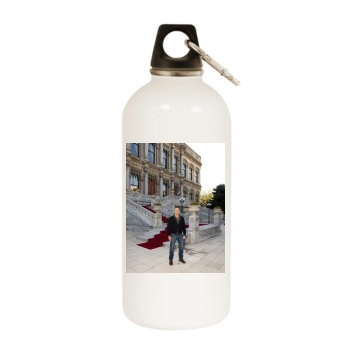 Daniel Craig White Water Bottle With Carabiner