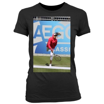 Daniela Hantuchova Women's Junior Cut Crewneck T-Shirt