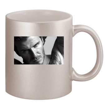 David Beckham 11oz Metallic Silver Mug