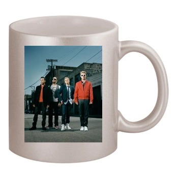 Backstreet Boys 11oz Metallic Silver Mug