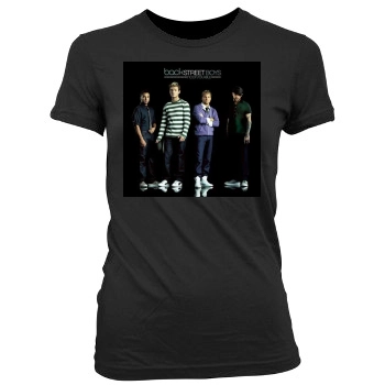 Backstreet Boys Women's Junior Cut Crewneck T-Shirt