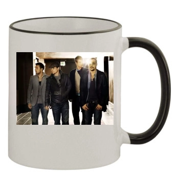 Backstreet Boys 11oz Colored Rim & Handle Mug