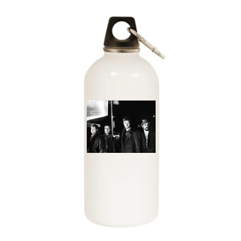 Backstreet Boys White Water Bottle With Carabiner