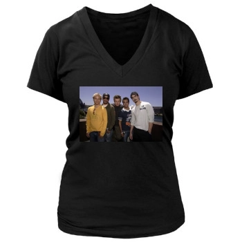 Backstreet Boys Women's Deep V-Neck TShirt