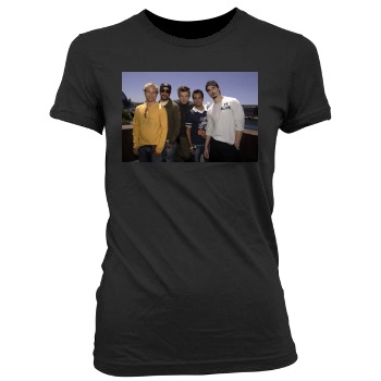 Backstreet Boys Women's Junior Cut Crewneck T-Shirt