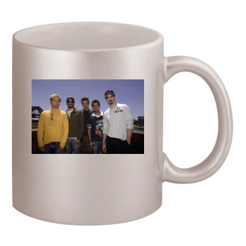 Backstreet Boys 11oz Metallic Silver Mug