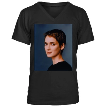 Winona Ryder Men's V-Neck T-Shirt