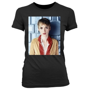 Winona Ryder Women's Junior Cut Crewneck T-Shirt