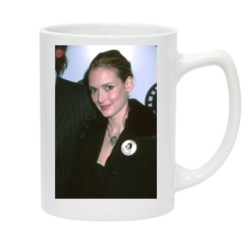 Winona Ryder 14oz White Statesman Mug